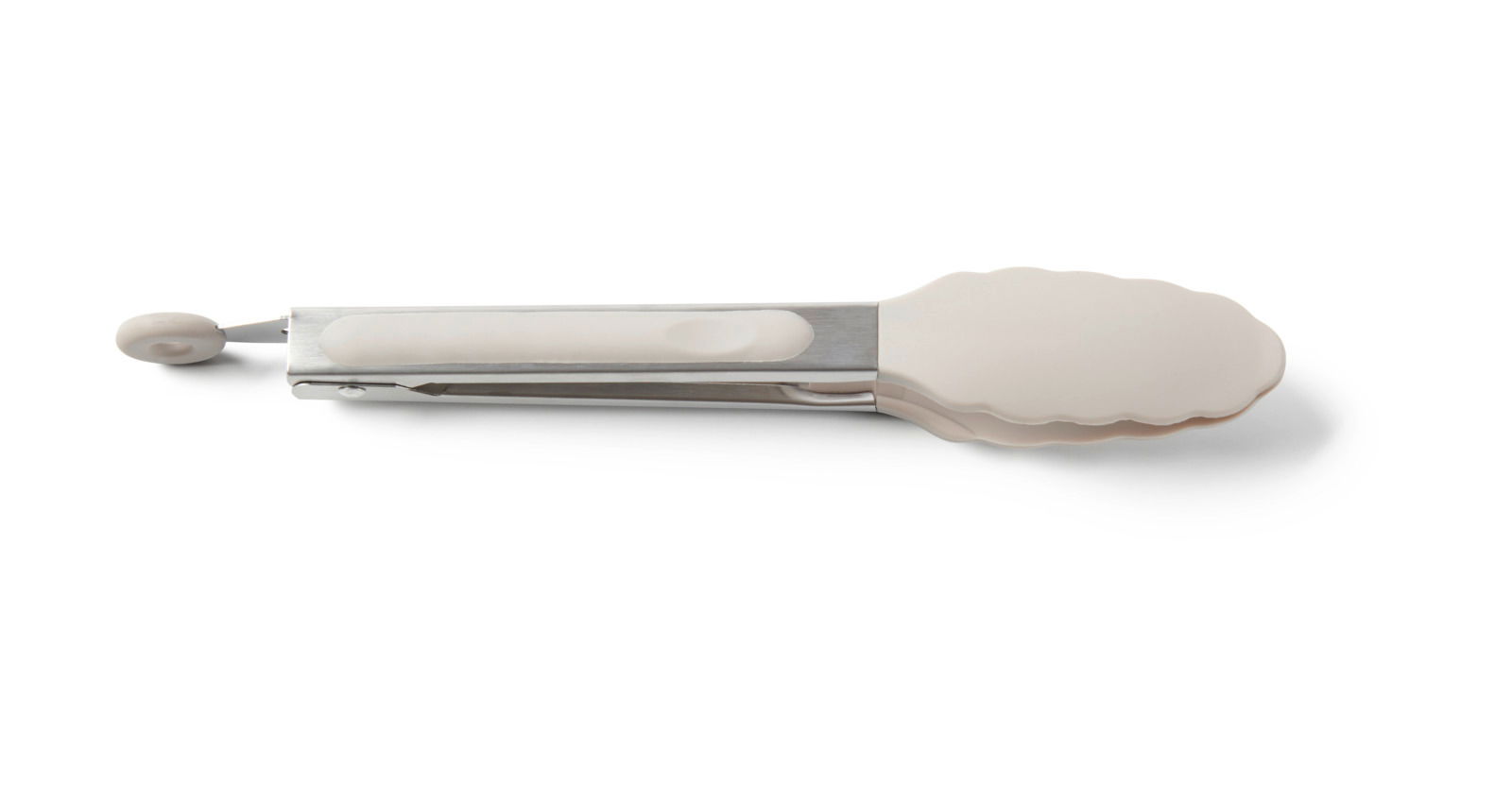 Küchenzange aus Metall und Kunststoff, seitliche Ansicht