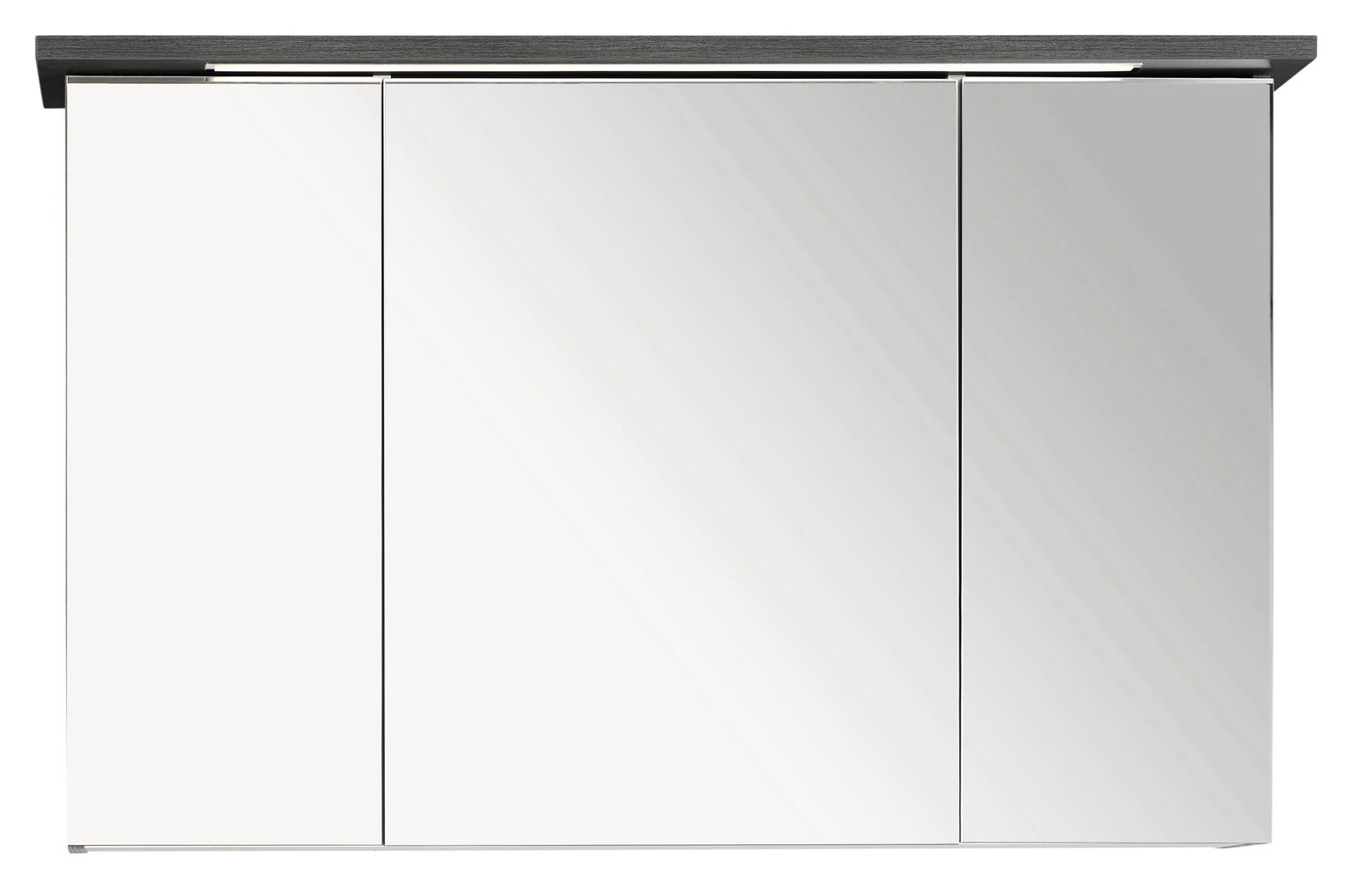 Spiegelschrank mit drei Türen, Frontalansicht