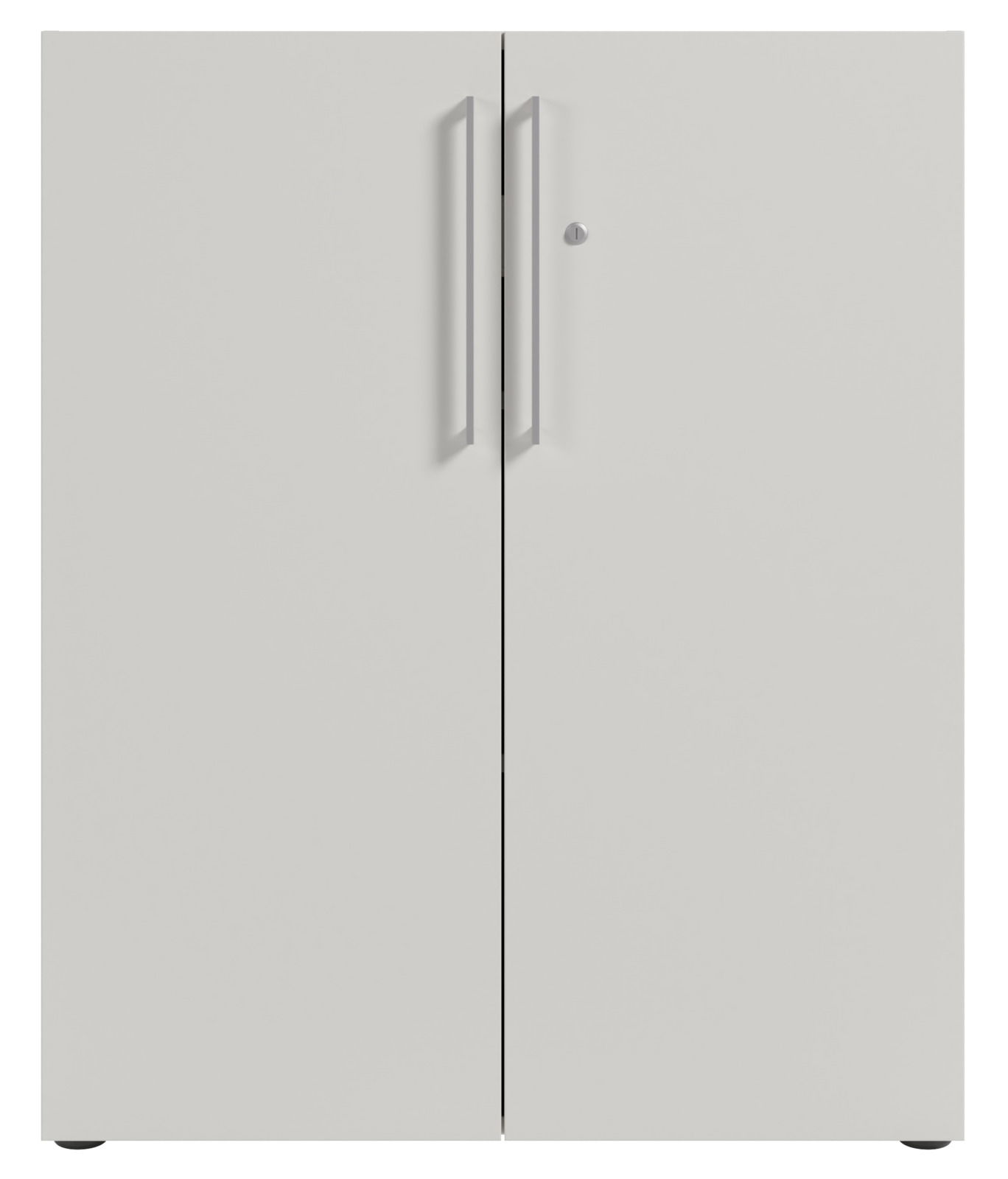 Aktenschrank mit zwei Türen, frontal betrachtet