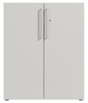 Aktenschrank mit zwei Türen, frontal betrachtet