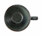 Ansicht von oben auf einen grauen Kaffeebecher Lave mit 340ml Fassungsvermögen.