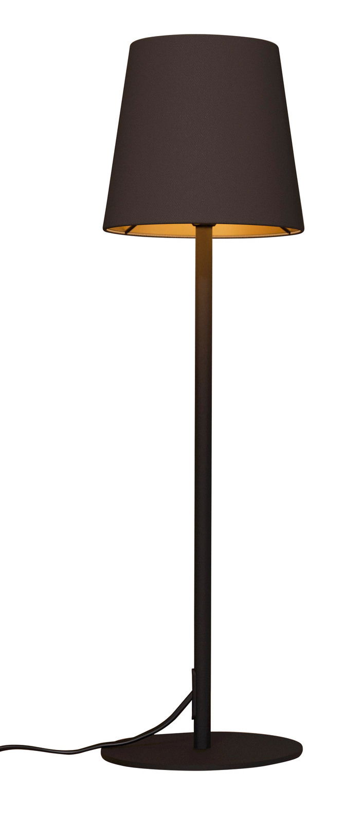 Eglo Leuchten Tischleuchte FIORANA Moderne Tischleuchte FIORANA in schwarzem Design, seitliche Perspektive