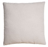 Beiges Kissen 45x45cm in Nahaufnahme, Vorderansicht