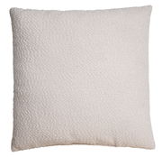 Beiges Kissen 45x45cm in Nahaufnahme, Vorderansicht