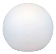 Kugelleuchte BULY 30, weiße Kugelform, frontale Ansicht