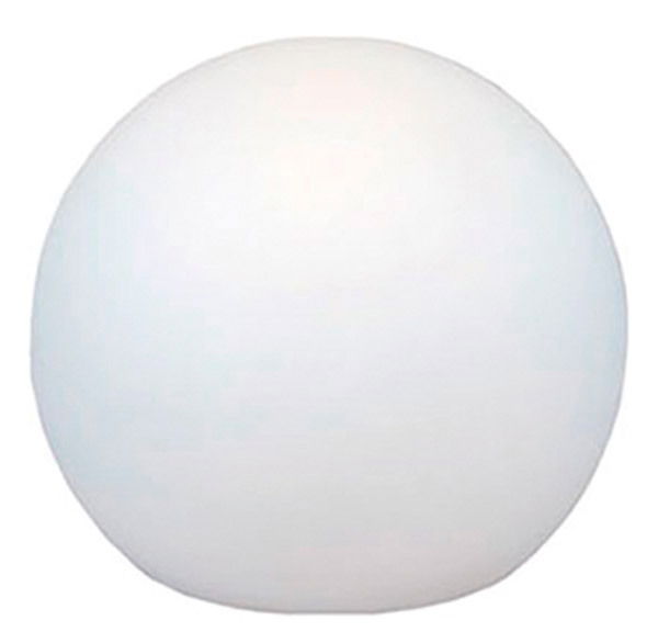 Kugelleuchte BULY 30, weiße Kugelform, frontale Ansicht