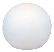 Kugelleuchte BULY 30, weiße Kugelform, frontale Ansicht