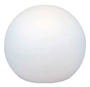 Kugelleuchte BULY 30, weiße Kugelform, frontale Ansicht