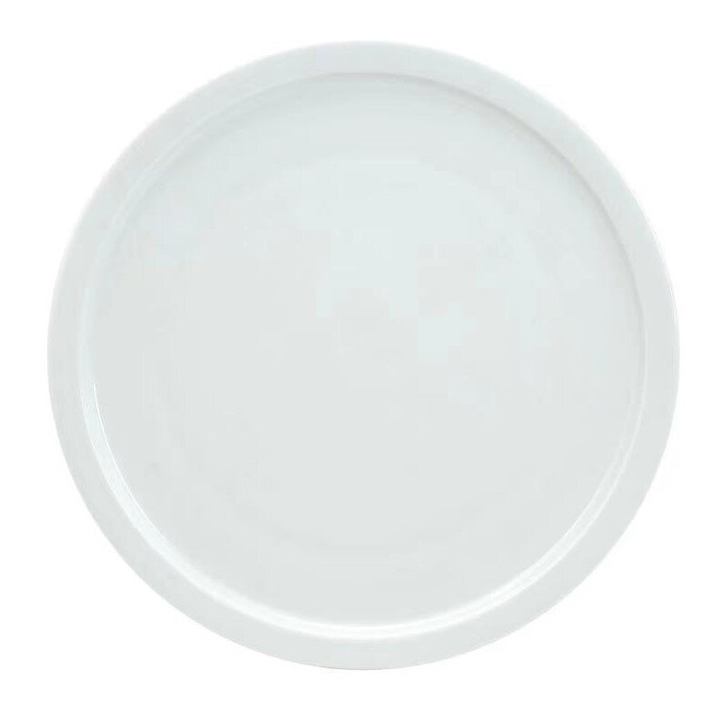 BOXXX Pizzateller 30cm Runder weißer Pizzateller mit 30 cm Durchmesser, Ansicht von oben