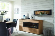 Wandboard Wöstmann Markenmöbel WM 1910 in einem modernen Wohnzimmer, seitliche Perspektive