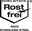 Logo für Edelstahl, rostfrei, aus der Vorderansicht.