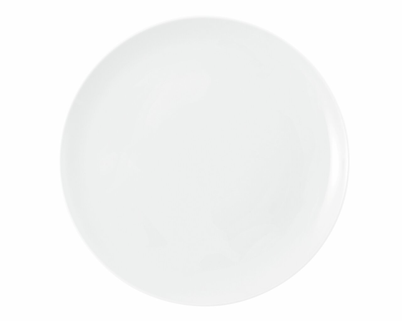 Seltmann Weiden Frühstücksteller LIBERTY Runder weißer Frühstücksteller mit einem Durchmesser von 22,5 cm, Ansicht von oben.