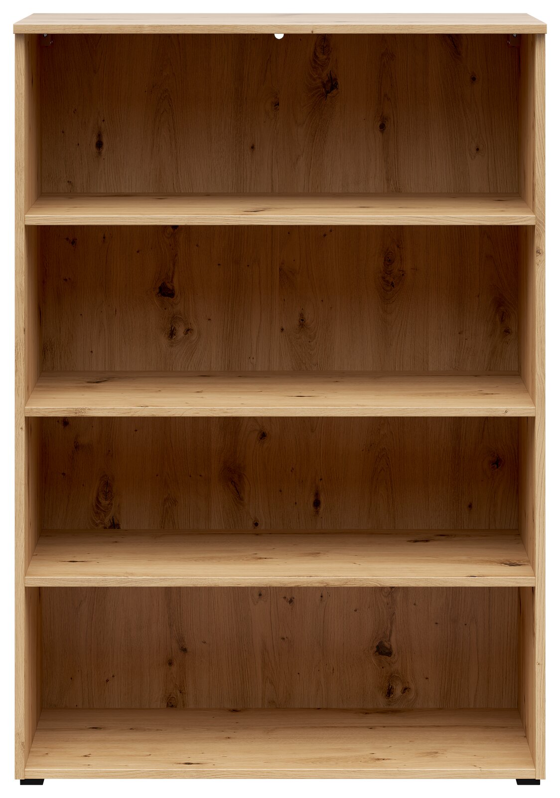 Carryhome Regal MULTISTAURAUM Holzregal mit vier Fächern, frontale Ansicht