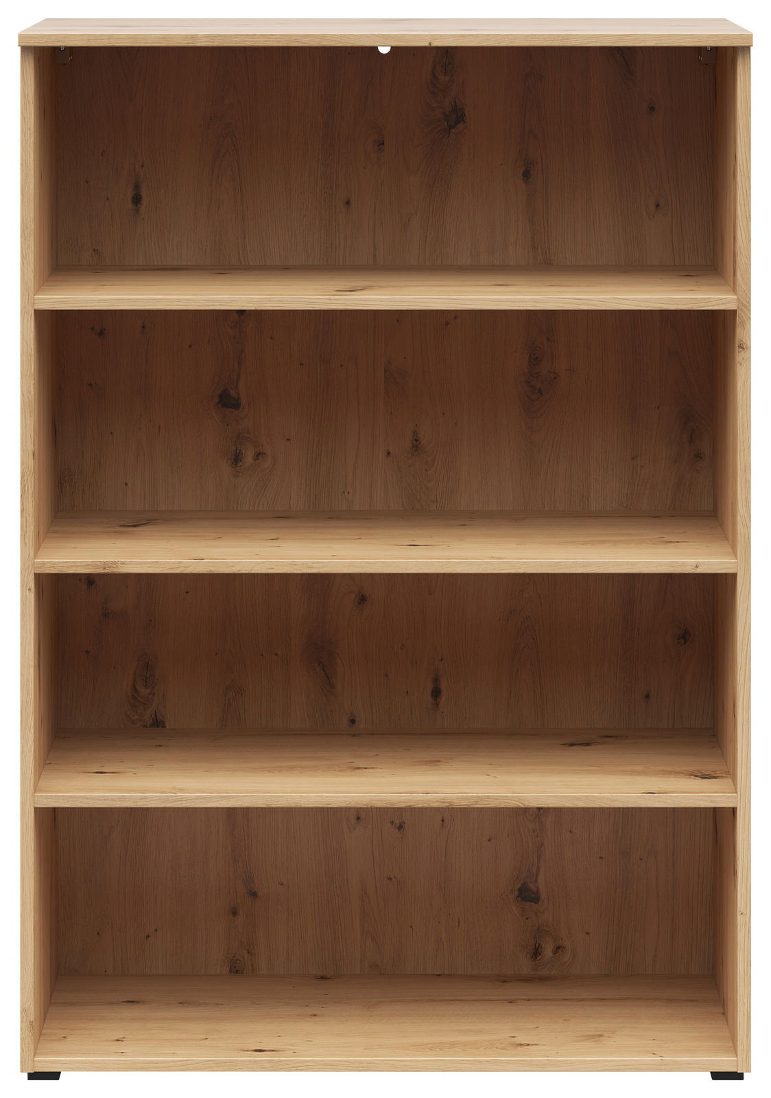 Carryhome Regal MULTISTAURAUM Holzregal mit vier Fächern, frontale Ansicht