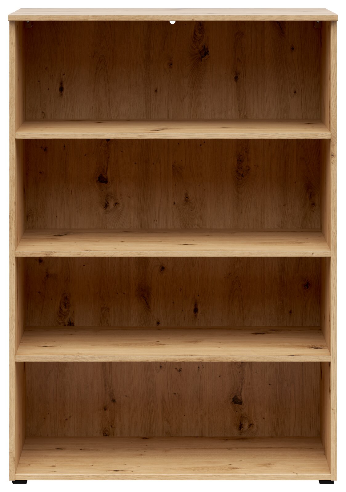 Carryhome Regal MULTISTAURAUM Holzregal mit vier Fächern, frontale Ansicht