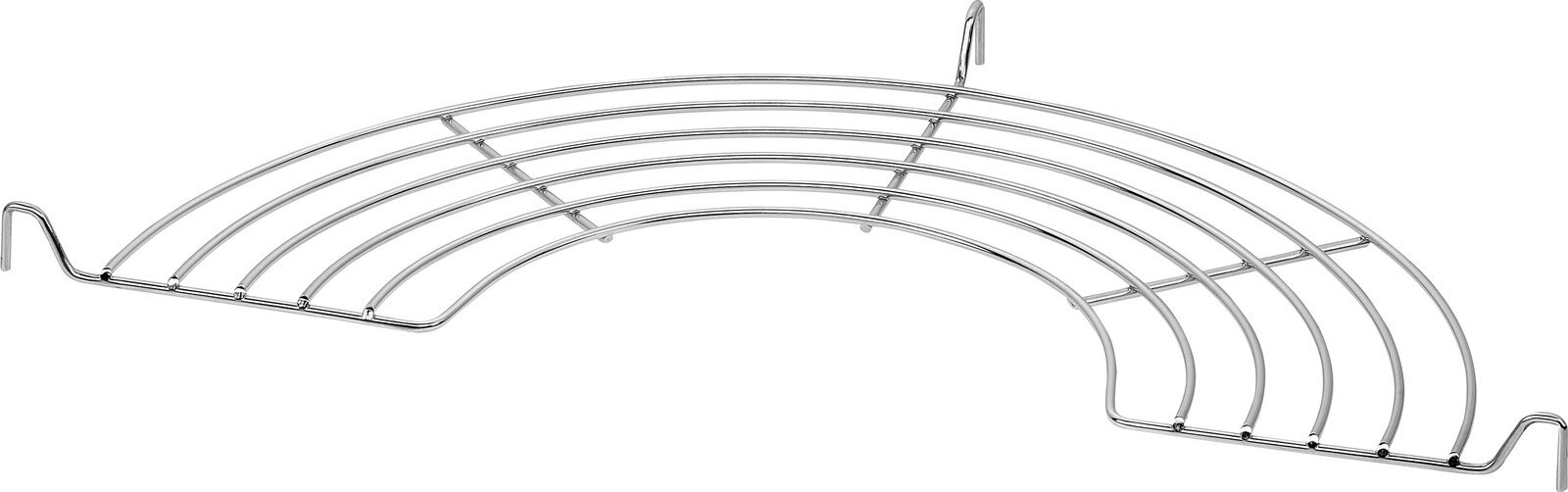 Metallrost für Wok, seitliche Perspektive