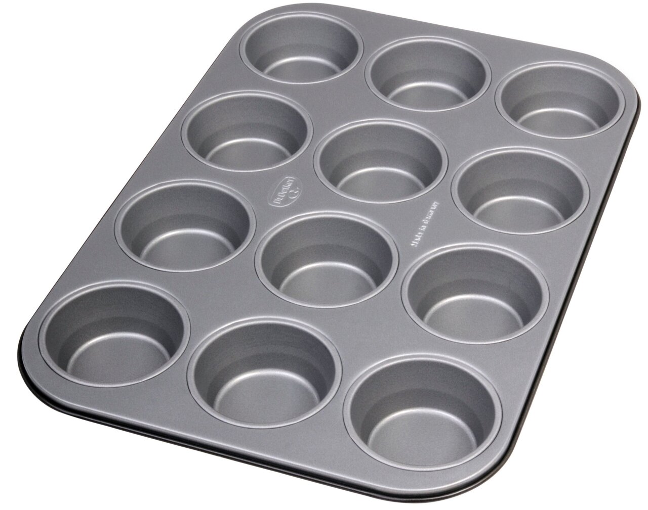Dr. Oetker Muffinform 12er BACKIDEE Muffinform 12er BackIdee aus Metall, Draufsicht