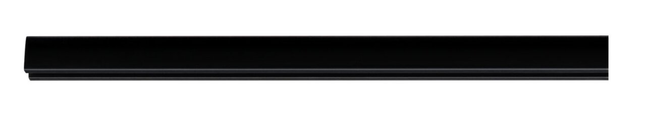 PAULMANN Schiene 1,5m URAIL Schwarze Schiene, 1,5 Meter lang, seitliche Perspektive