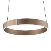Moderne LED-hanglamp in ringvorm, zijaanzicht