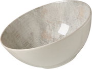 Tiefe Schale mit einem Durchmesser von 16,5 cm, Perlen-Design, seitliche Perspektive