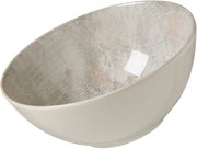Tiefe Schale mit einem Durchmesser von 16,5 cm, Perlen-Design, seitliche Perspektive