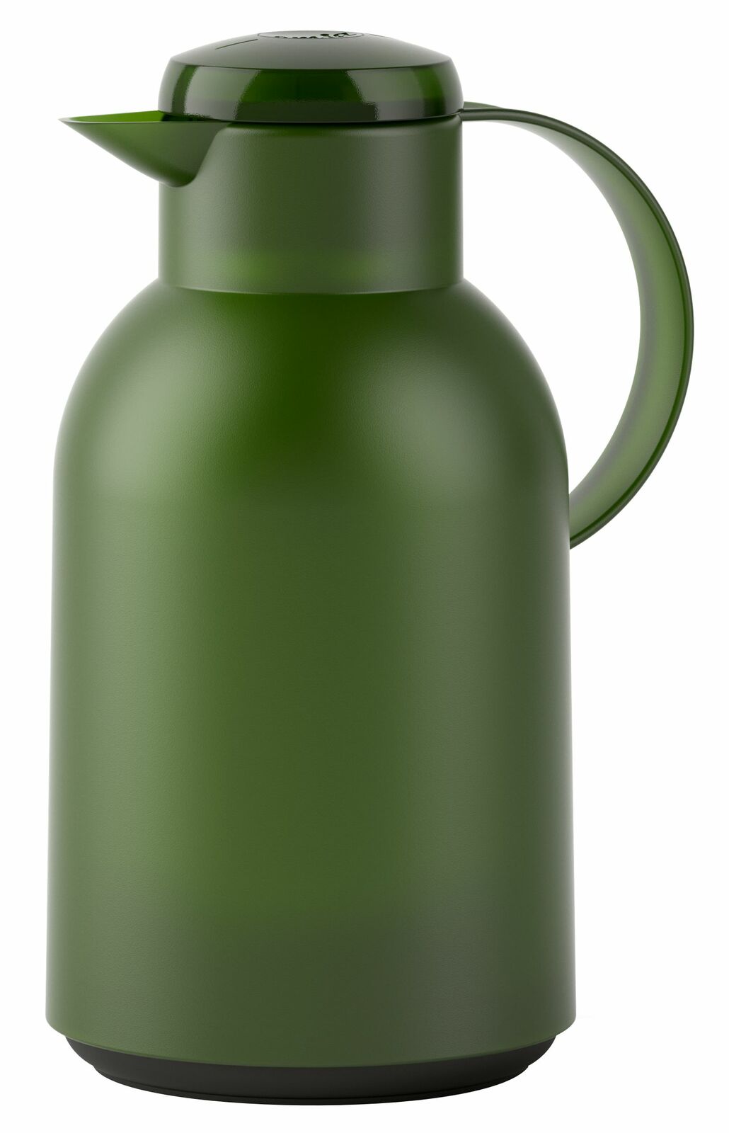 Emsa Isolierkanne 1,5l SAMBA Grüne Isolierkanne SAMBA 1,5L von Emsa, seitliche Perspektive