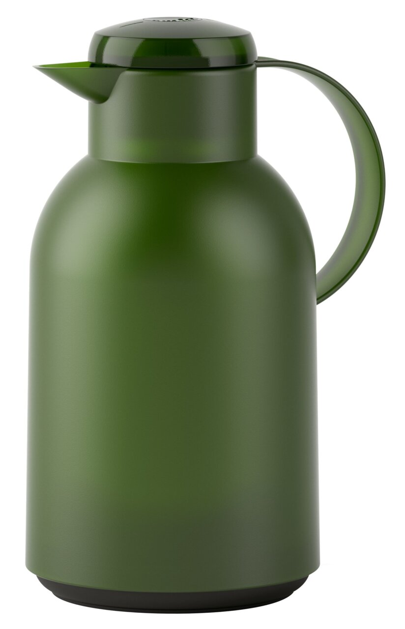 Groene thermoskan SAMBA 1,5 l van Emsa, zijaanzicht