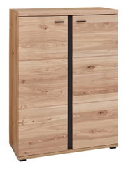 Houten archiefkast met twee deuren, vooraanzicht