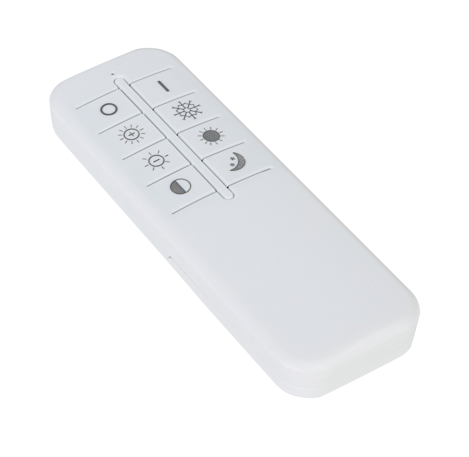 Witte afstandsbediening voor LED-hanglamp, bovenaanzicht