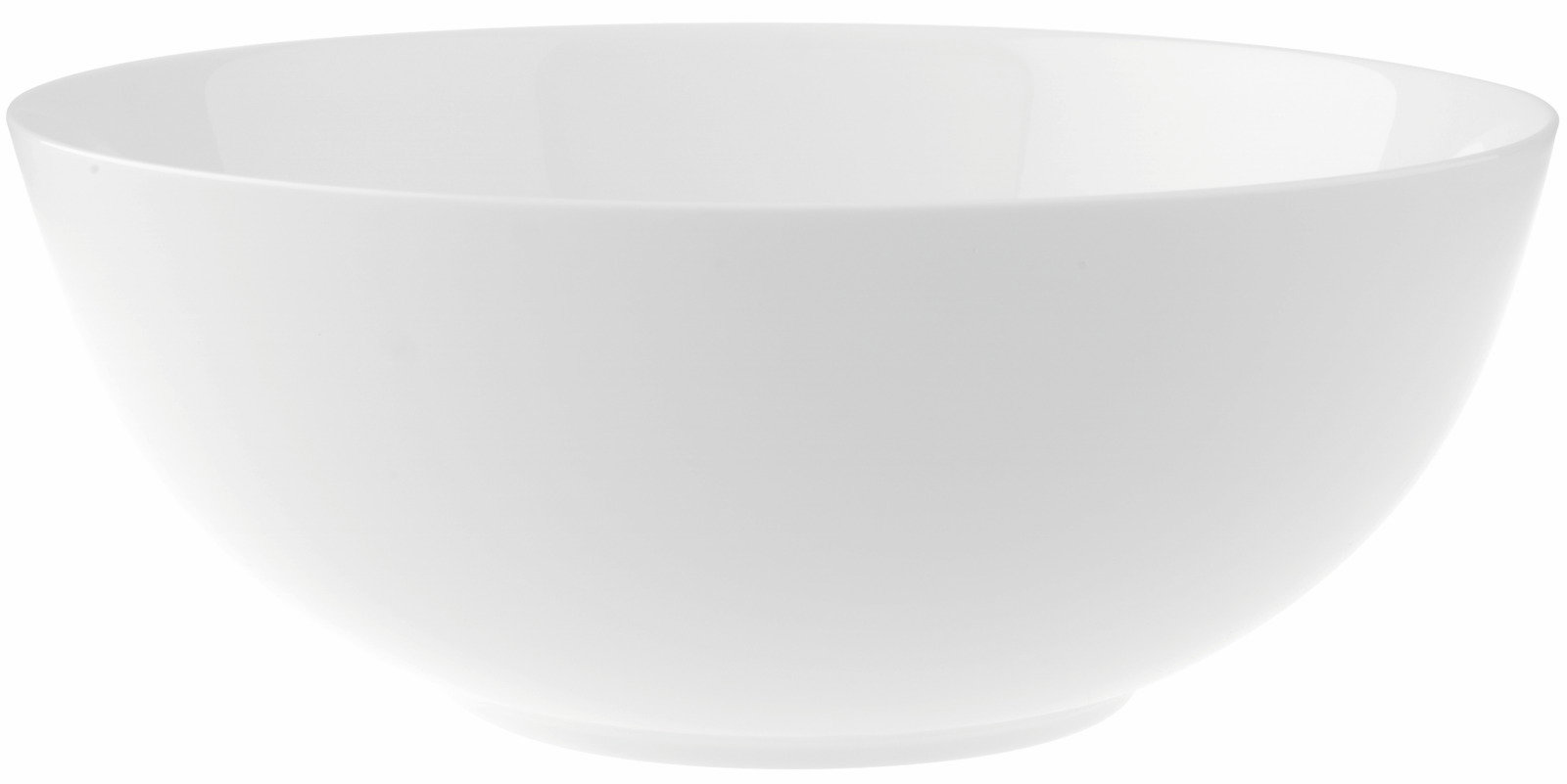 Villeroy & Boch Schüssel NOBLESSE Weiße runde Schüssel, seitliche Perspektive