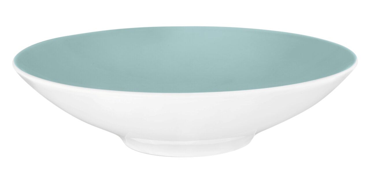 Seltmann Weiden Suppenteller FASHION Pasta- und Suppenteller 23cm in Grau, seitliche Perspektive