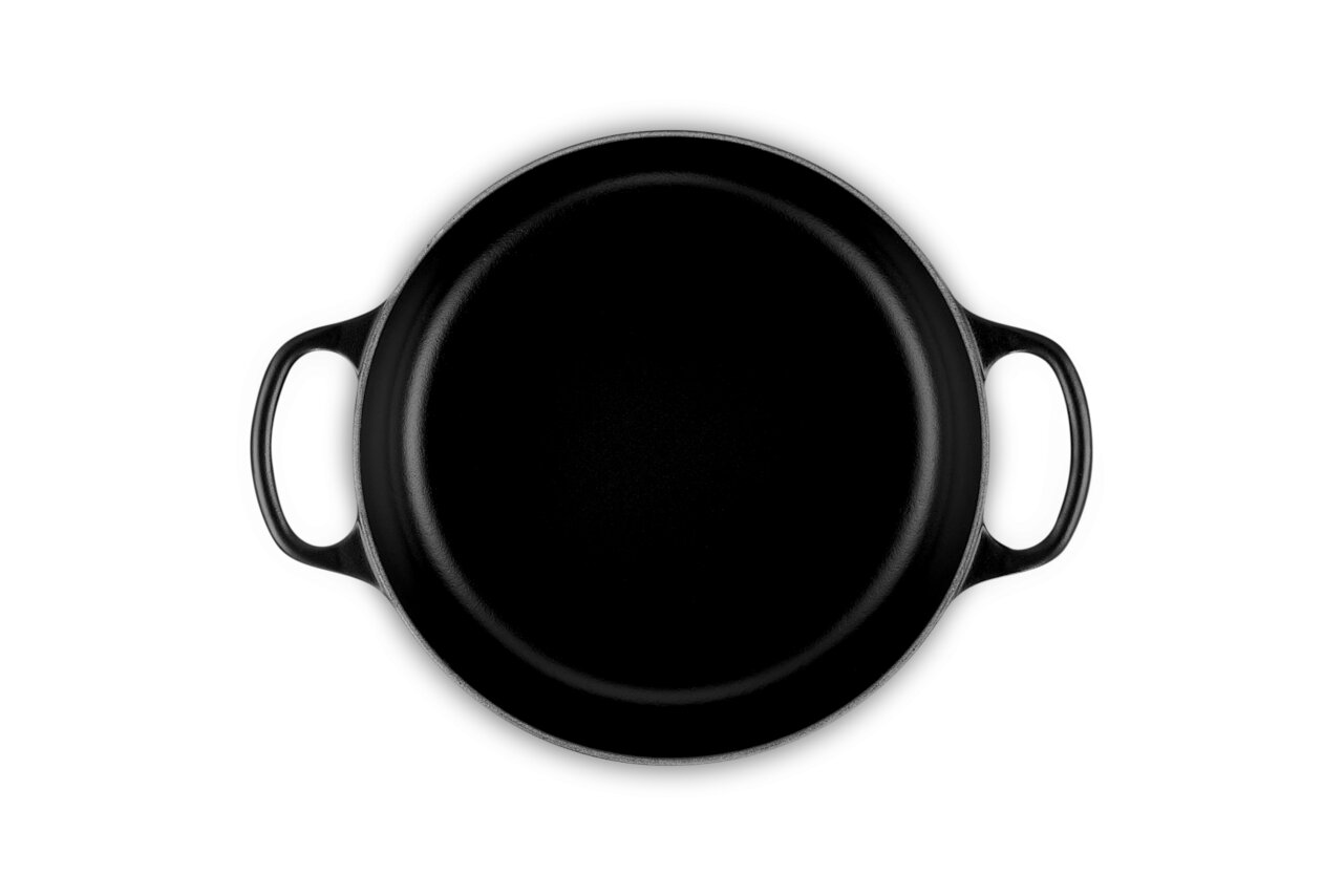 Schwarzer Gourmet Bräter 24cm, Draufsicht