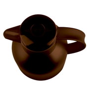 Braune Isolierkanne Samba QP 1,0l aus der Vogelperspektive