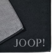 JOOP! Badematte DOUBLEFACE in Schwarz und Grau, Draufsicht