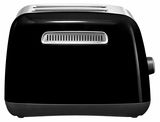 Schwarzer Kitchen Aid 2-Scheiben-Toaster in Onyx, Seitenansicht