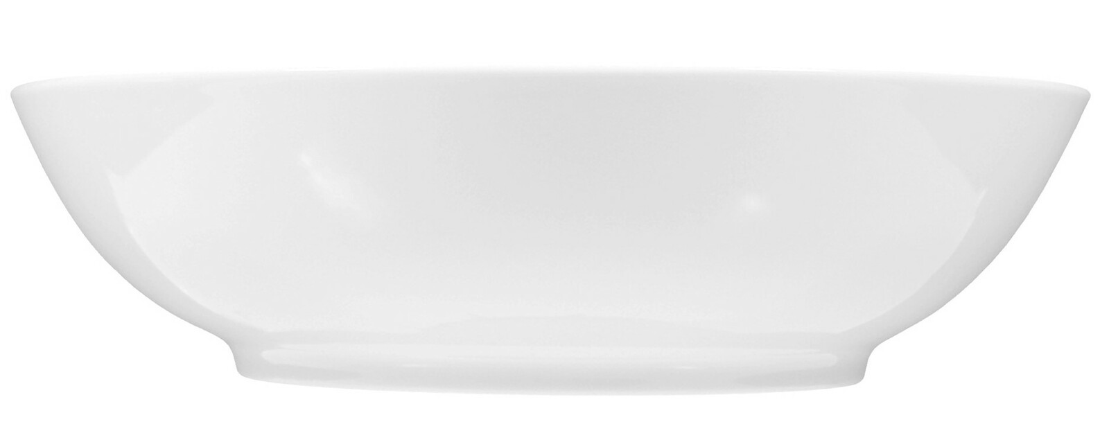 Seltmann Weiden Salatschale Rondo/Liane uni 7 Weiße Salatschale Rondo/Liane 19cm, Seitenansicht