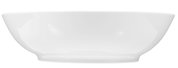 Witte slakom Rondo/Liane 19 cm, zijaanzicht