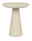 Z2 Beistelltisch RINGAR Moderner, konischer Beistelltisch in Beige, seitliche Perspektive