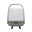 Tragbare Lampe in Petroleumfarbe mit Griff, Vorderansicht