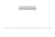 Moderne LED-hanglamp in minimalistisch design, zijaanzicht