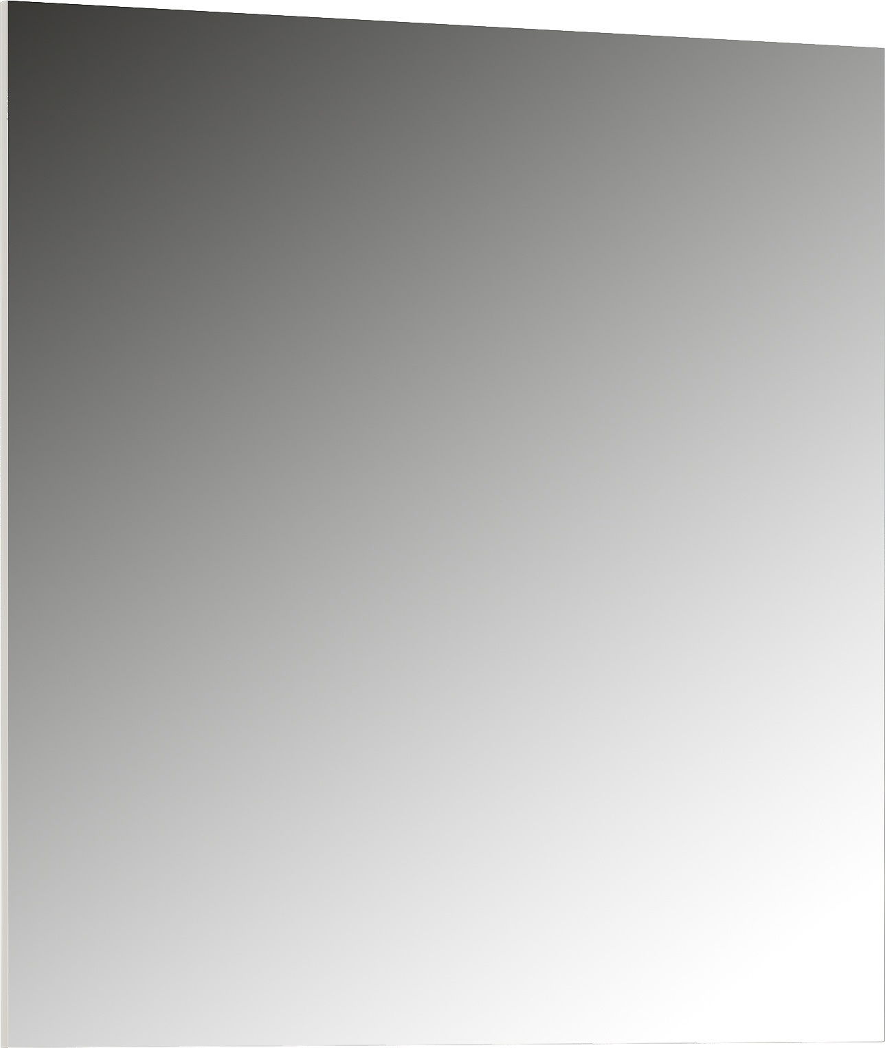 Moderner rechteckiger Spiegel in schräger Perspektive