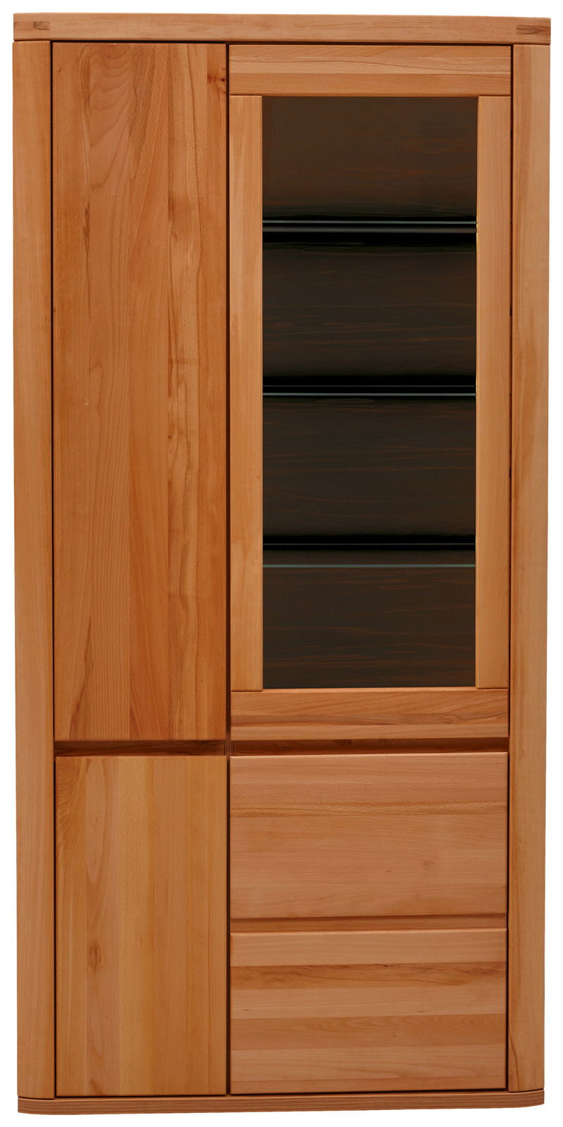 Zurbrüggen Vitrine KORSIKA Vitrine aus Holz mit Glastür, frontal fotografiert