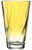 Leonardo Trinkglas TWIST Gelbes Trinkglas Twist mit 300ml Fassungsvermögen, seitliche Perspektive