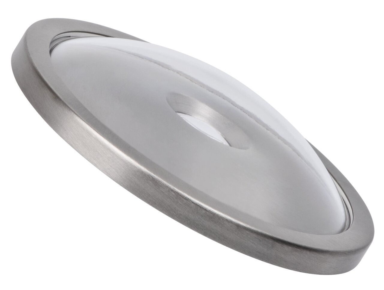 LED Leuchtmittel in Titanoptik, seitliche Perspektive