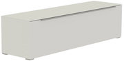 TV-Lowboard in schlichtem Design, seitliche Perspektive