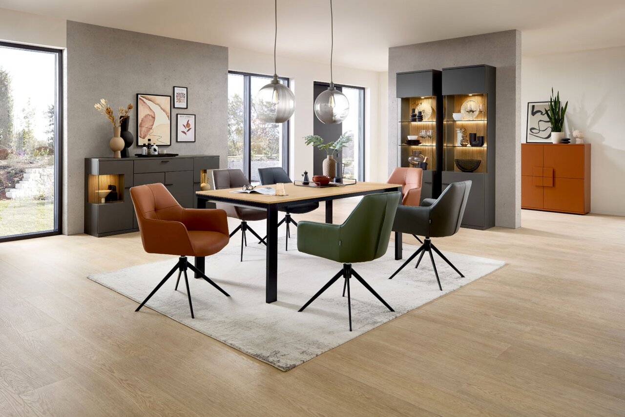 INVIVUS Sideboard IMAGO Modernes Sideboard in einem stilvollen Esszimmer, seitliche Perspektive