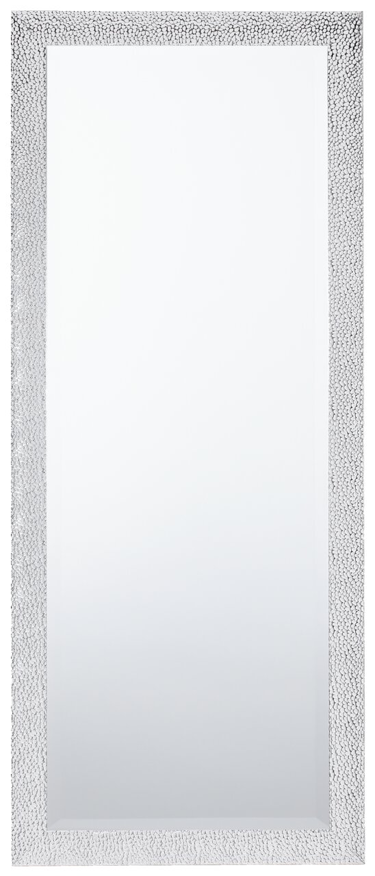 Rechteckiger Spiegel mit dekorativem Rahmen in Nahaufnahme, ca. 70x170 cm