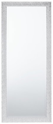 Rechthoekige spiegel met decoratieve lijst in close-up, ca. 70 x 170 cm