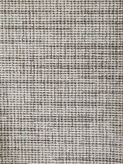 Nahaufnahme eines strukturierten, gewebten Stoffes in neutralen Tönen, verwendet für den Stuhl THEODOR.