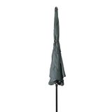 Geschlossener Doppler Sonnenschirm 225x120 SUN LINE, frontal fotografiert.